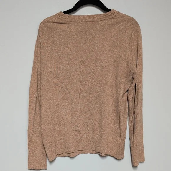 Banana Republic Italian Merino Blend Sweater in Tan - Picture 5 of 7